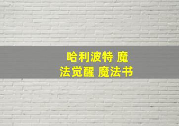 哈利波特 魔法觉醒 魔法书